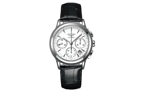LONGINES Military Flag Collection Automatic Mechanical Movement Men's Watch 39mm White Dial Stainless Steel Case