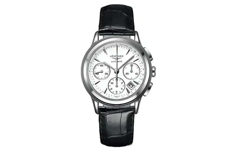 LONGINES Military Flag Collection Automatic Mechanical Movement Men's Watch 39mm White Dial Stainless Steel Case