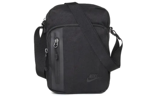 Nike Polyester Shoulder Bag, Crossbody Bag Regular Unisex Black