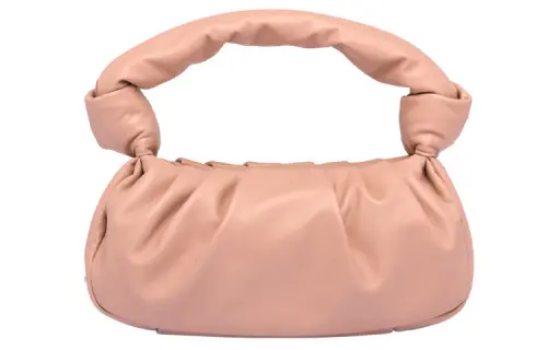 MIU MIU Zip Closure Soft Sheep Leather Handbag, Shoulder Bag Women's Cameo Brown Beige