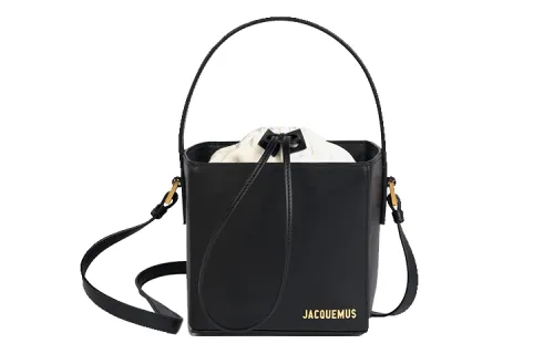 Jacquemus Leather Handbag Regular Women's Black