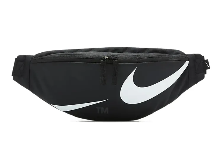 Nike Heritage Fabric Sling Bag, Crossbody Bag, Fanny Pack Unisex Black