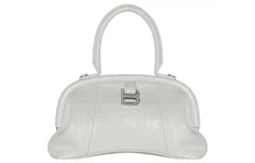 Balenciaga Calfskin Shoulder Bag Women's White