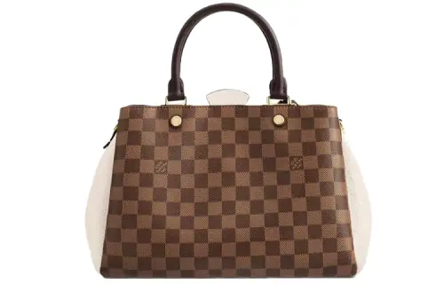 LOUIS VUITTON Canvas With Leather Handbag, One Shoulder Bag Regular Women's Brown