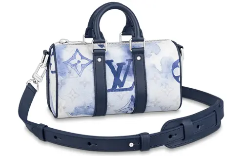 LOUIS VUITTON Keepall Xs Monogram Watercolor Blue