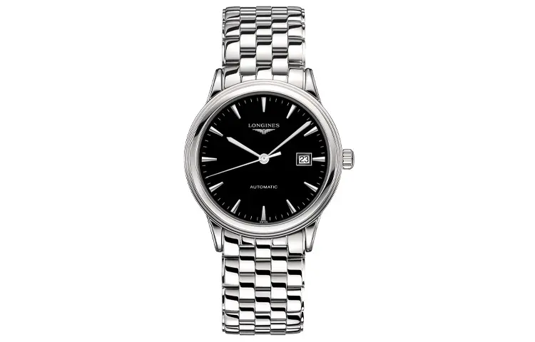 LONGINES Military Flag Collection Automatic Mechanical Movement Date Display Men's Watches Watch 40mm Black Dial