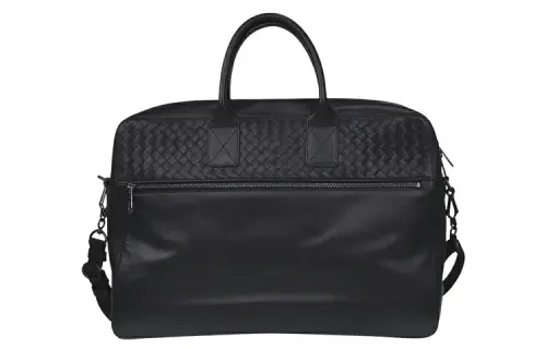 Bottega Veneta Calfskin Briefcase, Handbag, Crossbody Bag Men's Black