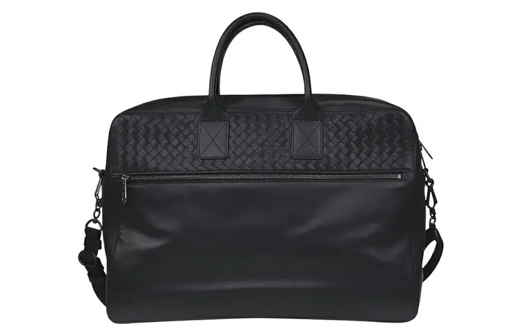 Bottega Veneta Calfskin Briefcase, Handbag, Crossbody Bag Men's Black