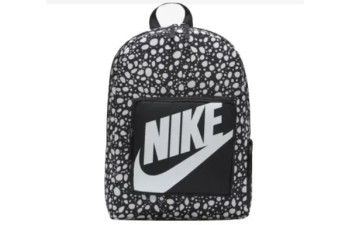 Nike Polyester Backpack Regular Unisex Black White