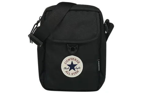 Converse Polyester Shoulder Bag, Crossbody Bag Regular Unisex Black