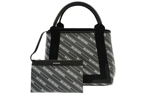 Balenciaga Cow Leather Handbag Women's Black