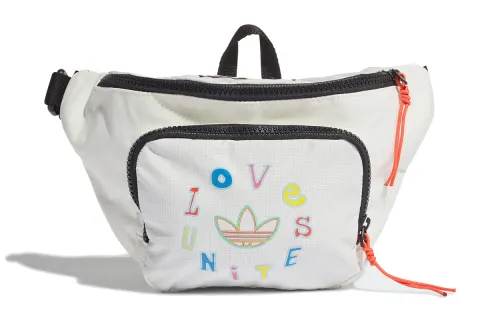 Adidas Originals Recycled Polyester Sling Bag One Shoulder Crossbody Fanny Pack Unisex Jade White