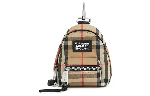 【Previous Season】Vintage Check backpack key charm