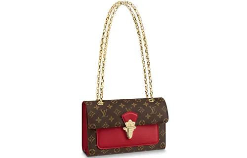 LOUIS VUITTON Victoire Canvas With Leather Crossbody Bag, Shoulder Bag Women's