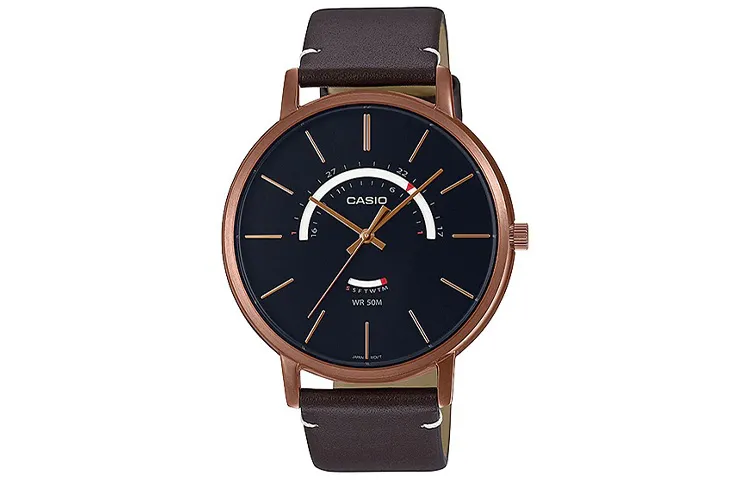CASIO Men Standard Series Black Watch MTP-B105RL-1AV