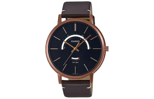 CASIO Men Standard Series Black Watch MTP-B105RL-1AV