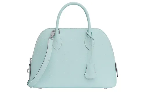 HERMES Bolide Epsom Calfskin Bowling Bag, Handbag, Shoulder Bag, Crossbody Bag Women's T0 Bleu Brume Haze Blue