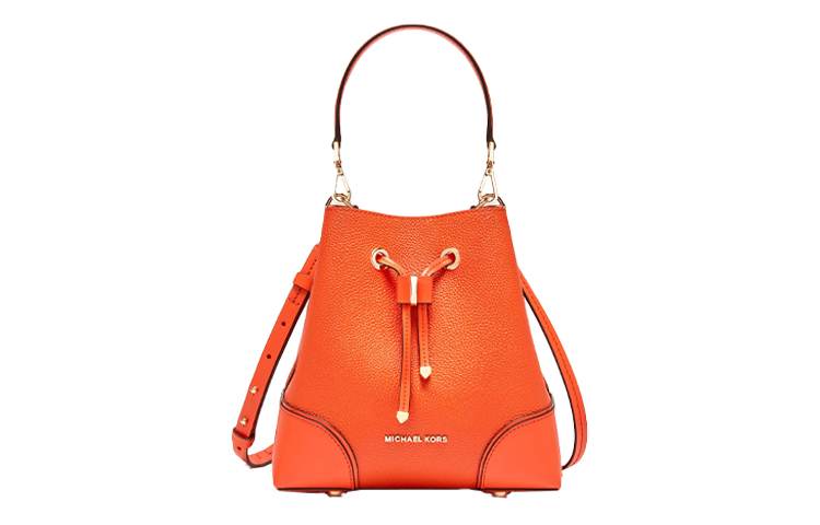 Женская сумка MICHAEL KORS MK Mercer Gallery (оранжевый) — фото 1