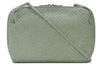 Bottega Veneta Sheepskin Shoulder Bag Women's Cyan