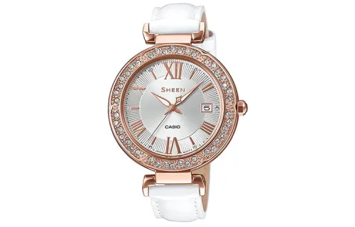 CASIO Women's SHEEN Mother Of Pearl Color Watch