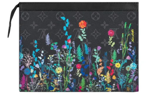 LOUIS VUITTON Pochette Voyage 6 Slot Monogram Eclipse Foliage