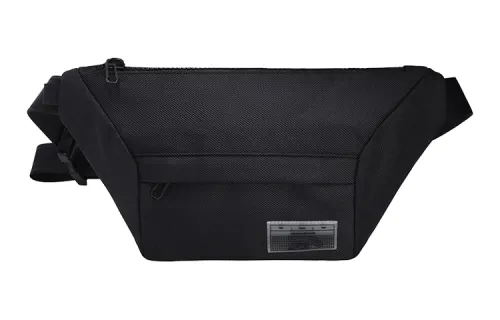 Anta Polyester Crossbody Bag, Fanny Pack Regular Unisex Black