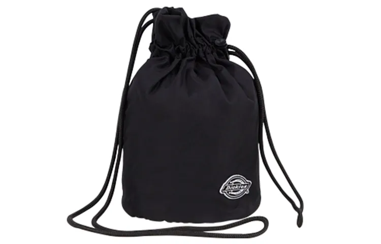 Dickies Cotton Crossbody Bag, Shoulder Bag Unisex Black