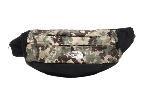 THE NORTH FACE 6L Japan Version Fanny Pack Outdoor Bag Nylon Fabric Army Green Unisex