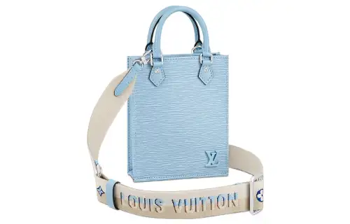 LOUIS VUITTON Petit Sac Plat Epi Leather Tote Bag, Shopping Bag, Sheet Music Bag, Shoulder Bag, Crossbody Bag, Handbag