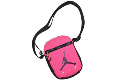 Jordan Polyester Cell Phone Pouch, Shoulder Bag, Crossbody Bag Regular Unisex Rose Red