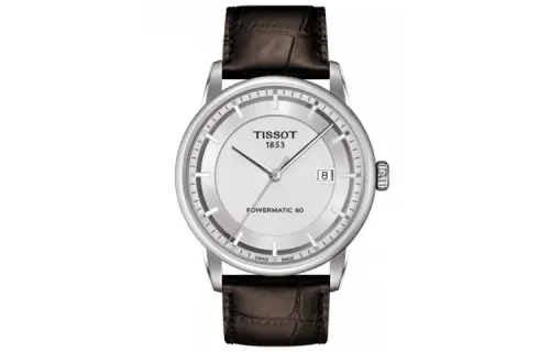 TISSOT Luxury Collection Mechanical Movement Men's Watches Watch 41mm White Dial Stainless Steel Case