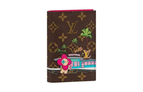 LOUIS VUITTON Passport Cover Monogram Vivienne Fuchsia Pink