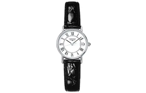 LONGINES Fashion Collection Quartz Movement 30m Waterproof Women's Watch 25.5mm White Dial Stainless Steel Case