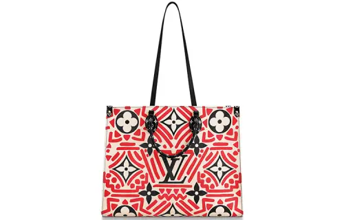 LOUIS VUITTON Crafty Onthego Gm Cream/Red