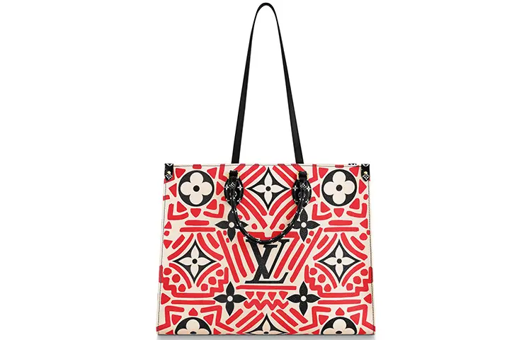 LOUIS VUITTON Crafty Onthego Gm Cream/Red