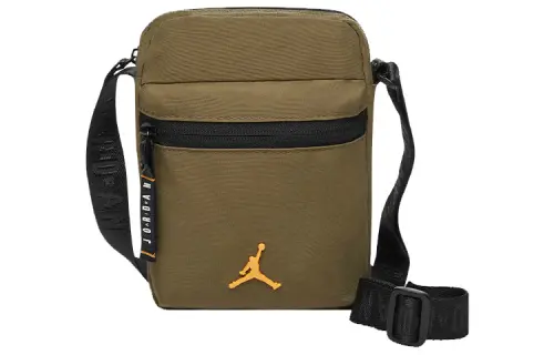 Jordan Polyamide Crossbody Bag, Shoulder Bag Unisex Olive Green