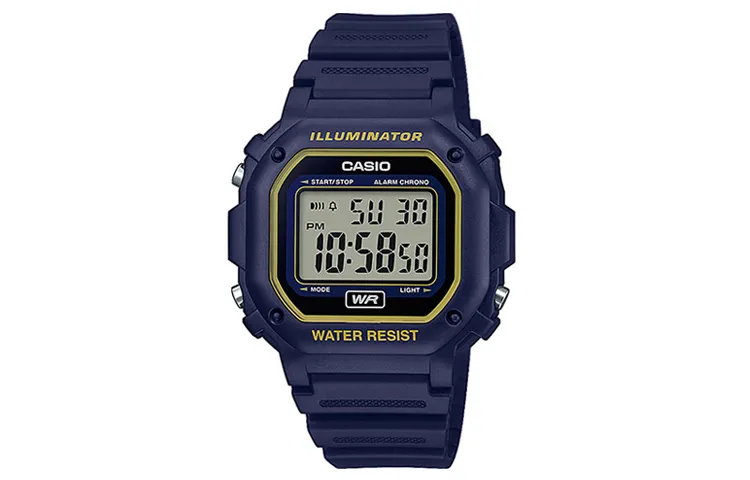 CASIO Men YOUTH Blue Watch F-108WH-2A2EF