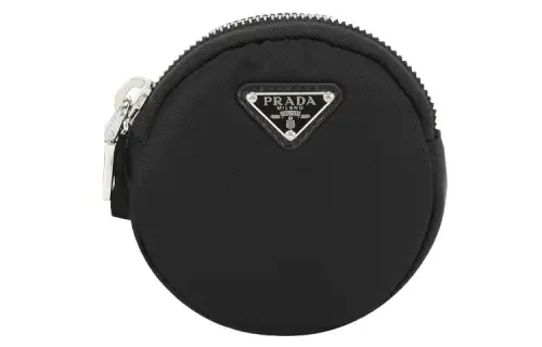 PRADA Nylon Necklace Pouch, Shoulder Bag Unisex Black