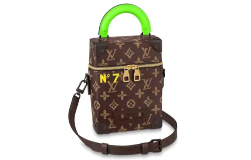 LOUIS VUITTON Vertical Box Trunk Monogram Brown