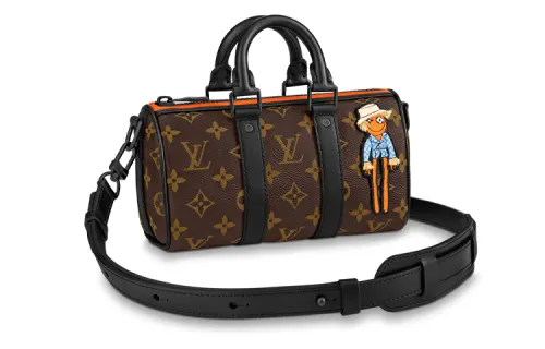 LOUIS VUITTON Keepall Nano Scarecrow Shoulder Crossbody Bag Brown