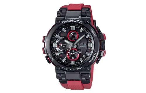 G SHOCK G SHOCK MTG Steel Of The Heart Solar Quartz Movement Resin Strap Watch Men's Watches