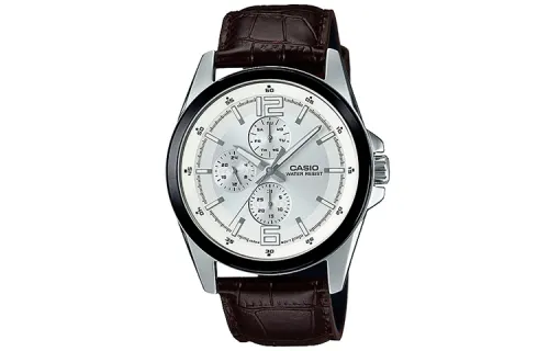CASIO Men Standard Series Silver Watch MTP-E306L-7A