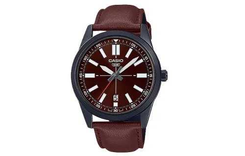 CASIO Men Standard Series Coffee Watch MTP-VD02BL-5E