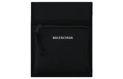 Balenciaga Polyamide Shoulder Bag, Crossbody Bag Regular Men's Black