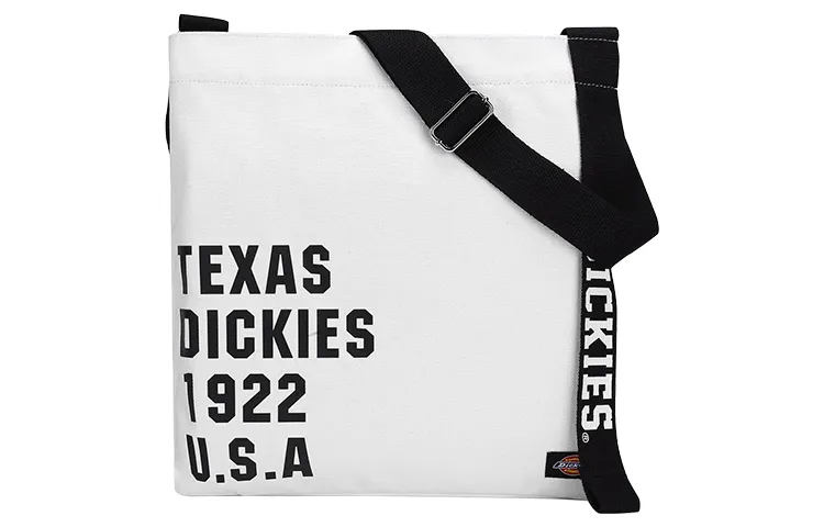 Dickies Cotton Crossbody Bags Unisex White