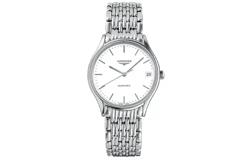 LONGINES Lvya Collection Automatic Mechanical Movement Women's Watch 30mm White Dial Stainless Steel Case
