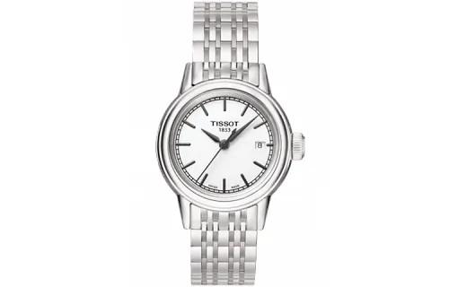 TISSOT Kason Zen I Collection Quartz Movement Women's Watch 29mm White Dial Stainless Steel Case