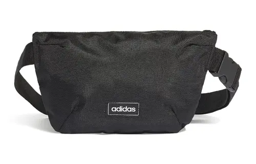 Adidas Polyester One Shoulder Crossbody Fanny Pack Unisex Black