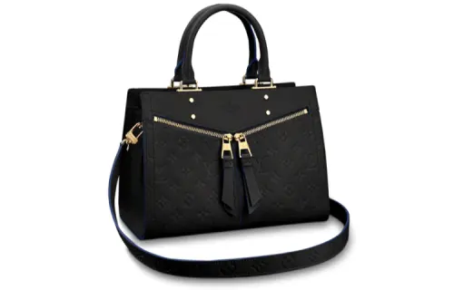 LOUIS VUITTON Sully Monogram Empreinte Pm Noir Black