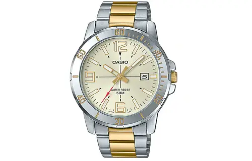 CASIO Men Standard Series White Watch MTP-VD01SG-9B